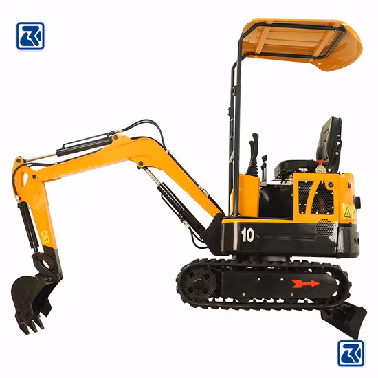 China Mini excavadora sobre orugas excavadora pequeña hidráulica Mini Bagger de 1,3 toneladas
