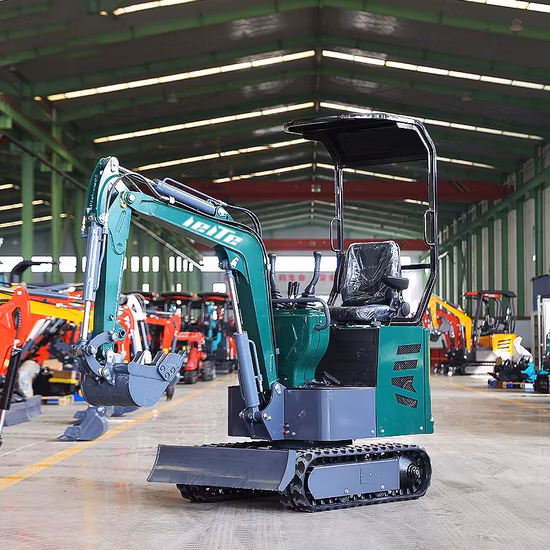 Miniexcavadora CE EPA Mini excavadora 1000kg Bagger Miniexcavadora de 1 tonelada
