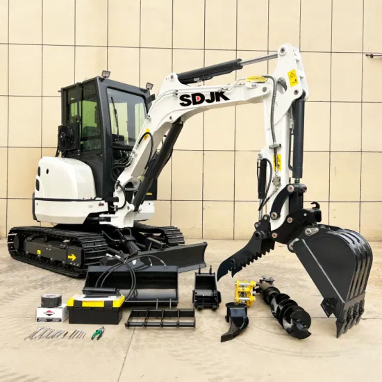 Fábrica Sdjk Venta caliente al por mayor Kubota 1 tonelada 1,8 toneladas excavadora pequeña Mini excavadora de 3,5 toneladas para la venta 1000 kg Jardín Hogar CE EPA Euro5 Mini excavadora Precio de 2 toneladas