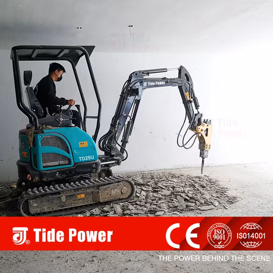 Miniexcavadora Td20u, Excavadora hidráulica, Excavadora Perkins, Excavadora hidráulica importada, Excavadora de cola cero, Oruga de acero, Oruga de caucho, Retroexcavadora